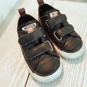 Converse Leather Toddler Low Tops